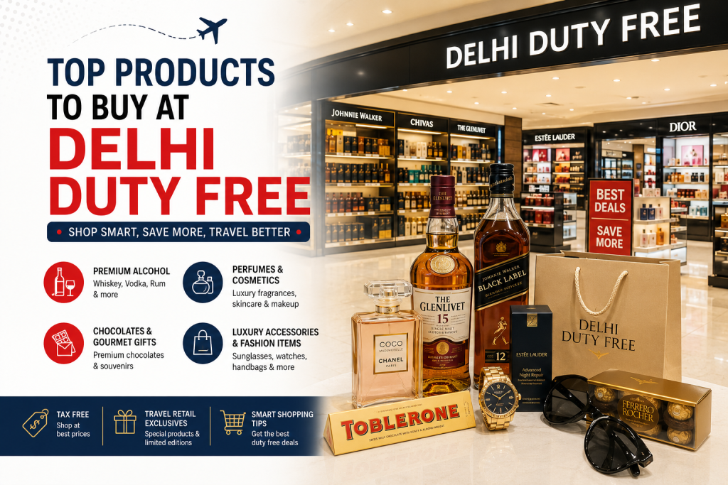 Top products to buy at Delhi Duty Free