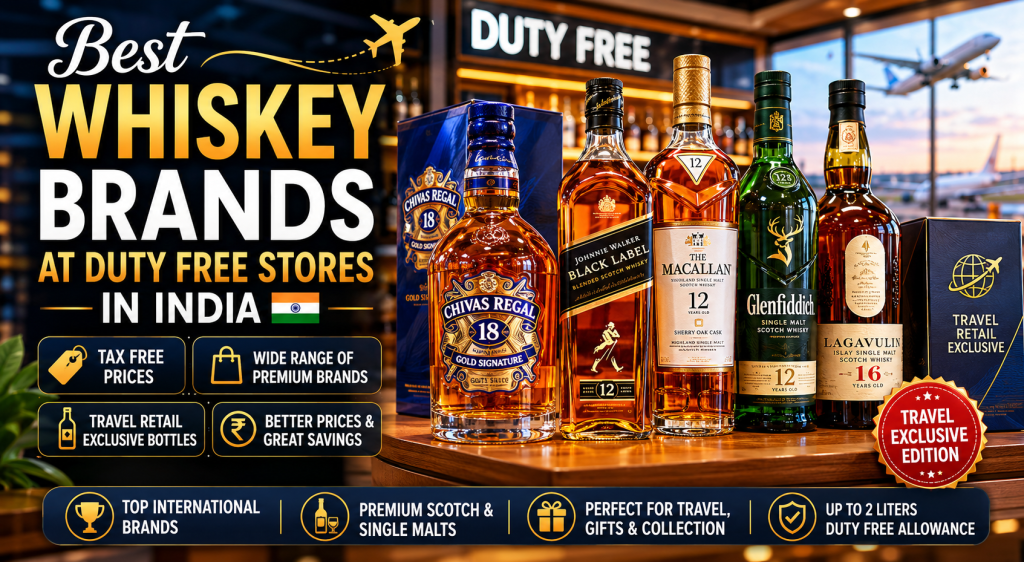 Top Whiskey Brands to Buy at Duty Free in India