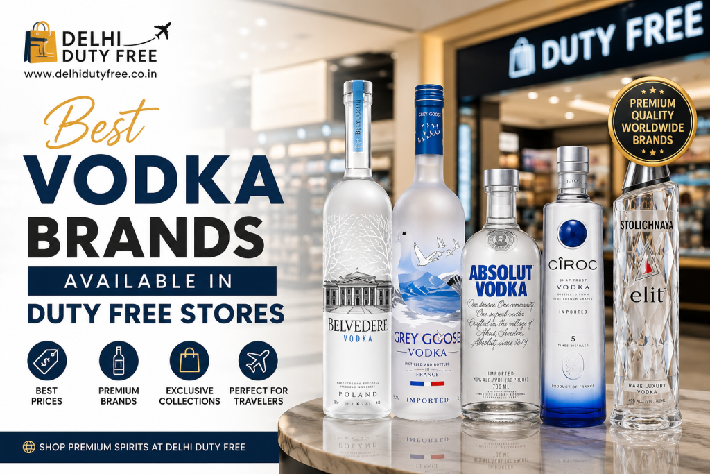 Best Vodka Brands Available in Duty Free Stores