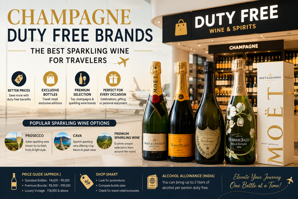 Best Champagne and Sparkling Wine at Duty Free