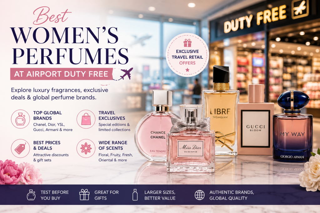 Best Women's Perfumes Available in Duty Free Stores