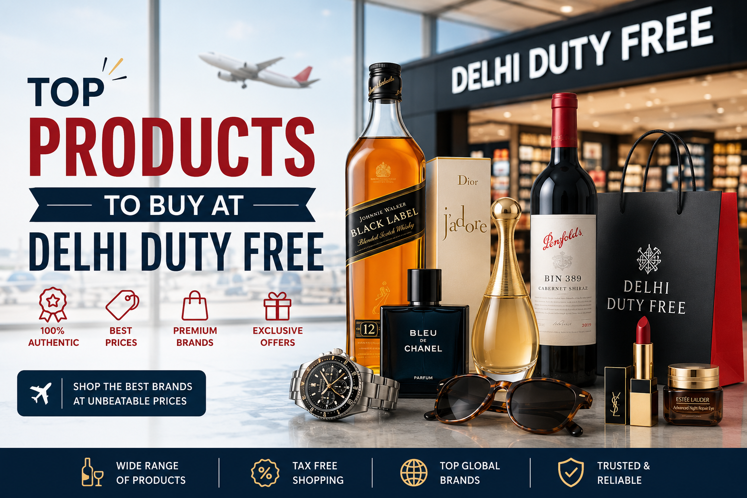 Top Products to Buy at Delhi Duty Free