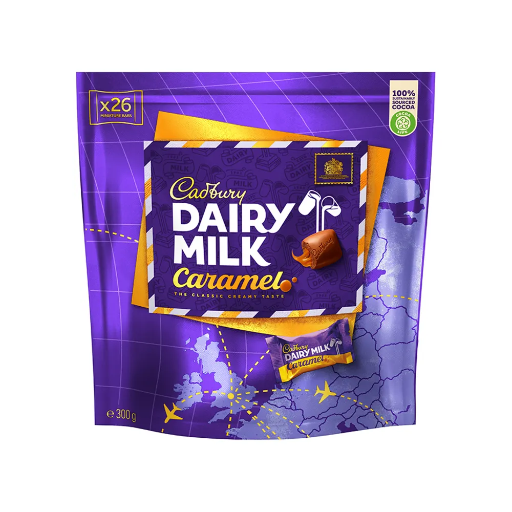 Cadbury Dairy Milk Caramel Chunks Pouch 300g