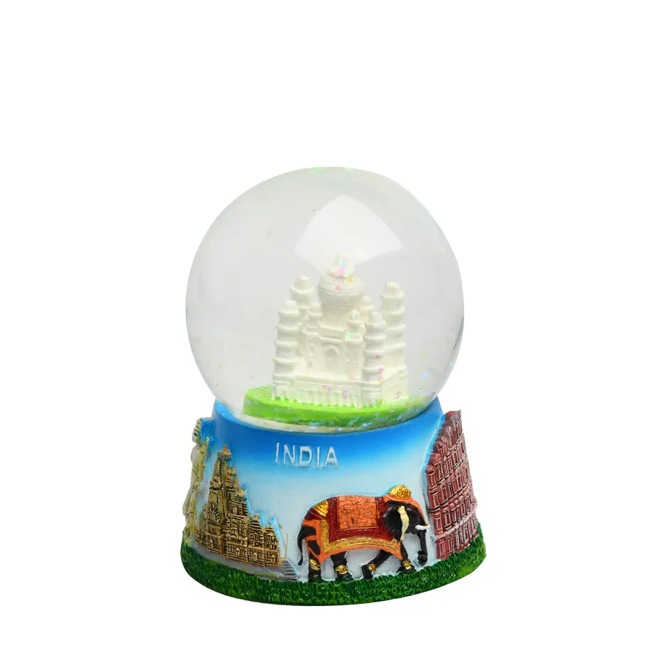 VIBGYOR Poly Paper Weight Taj + Jaipur