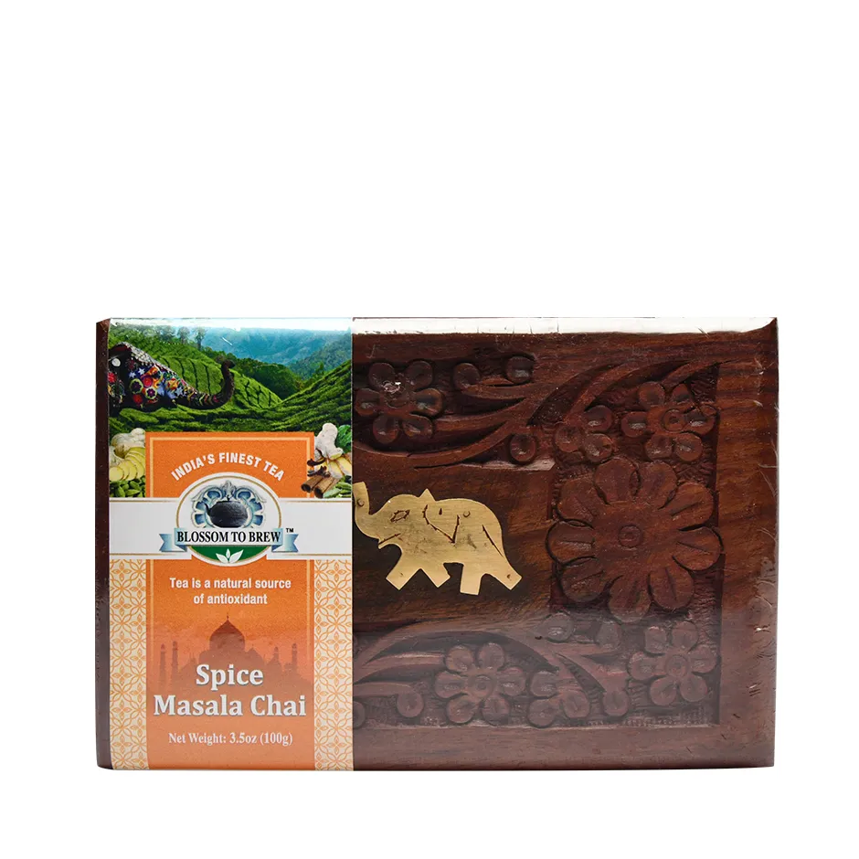 Spice Masala Chai In 100gm Wooden Box