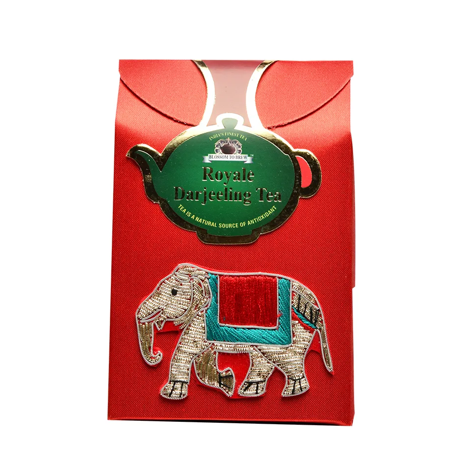 Royale Darjeeling Tea In Gift Box Elephant Dabka 100gm