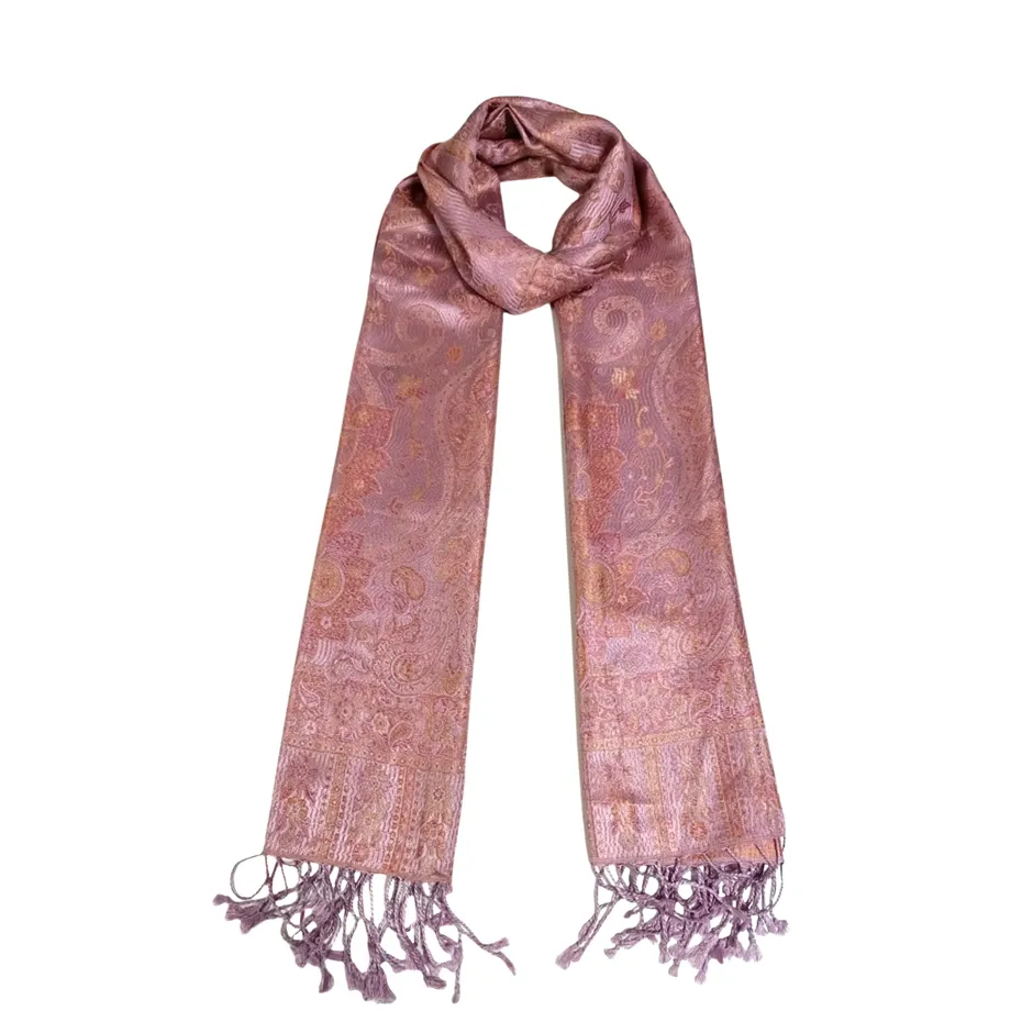 C&C Silk 100 Jamawar Stole