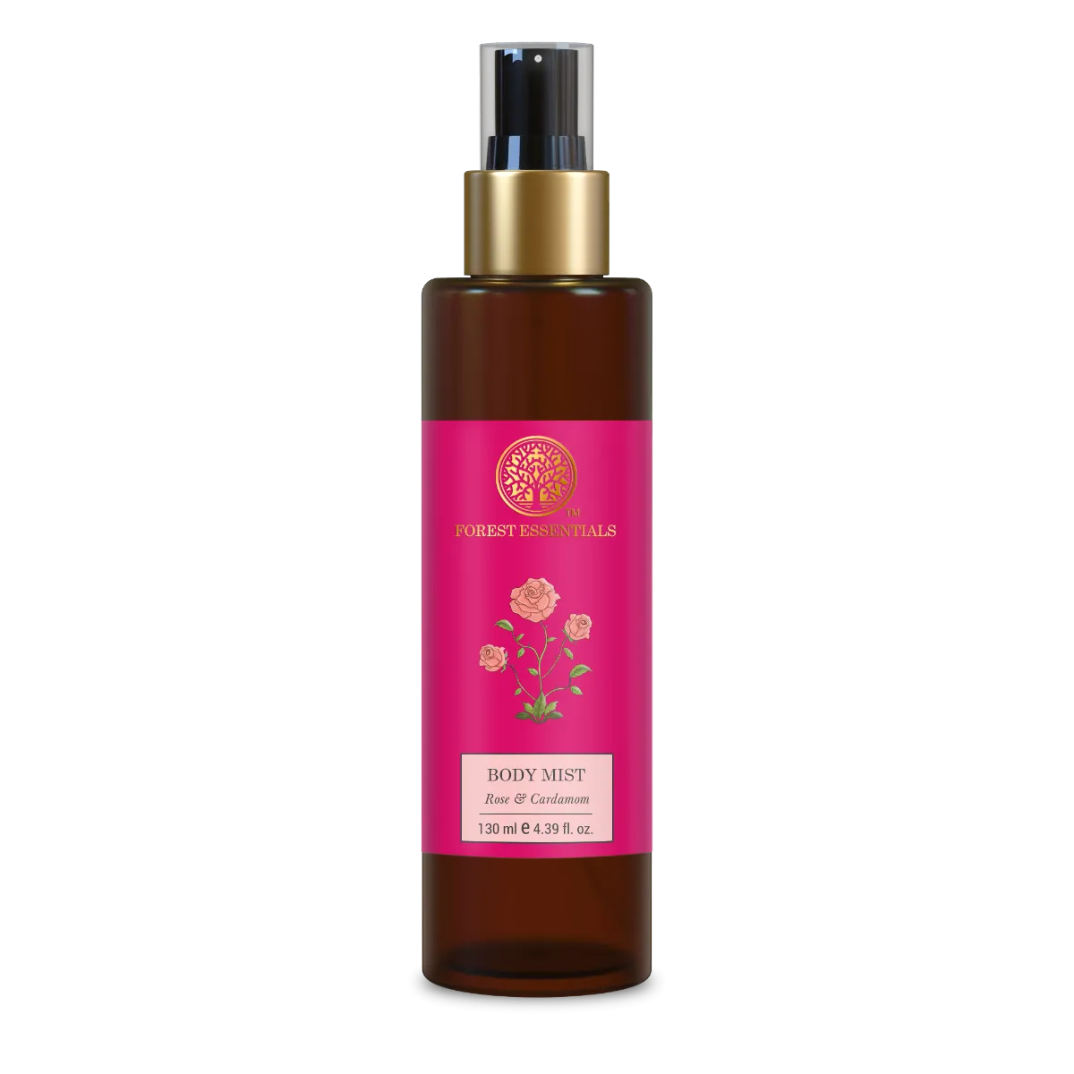 Forest Essentials Body Mist Rose & Cardamom Hydrating Floral & Oriental Fragrance