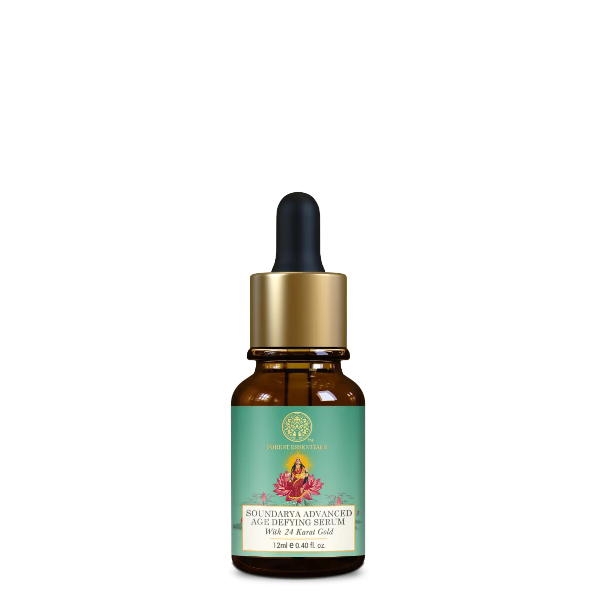 Forest Essentials Travel Size Advanced Soundarya Age-Defying Facial Serum with 24K Gold