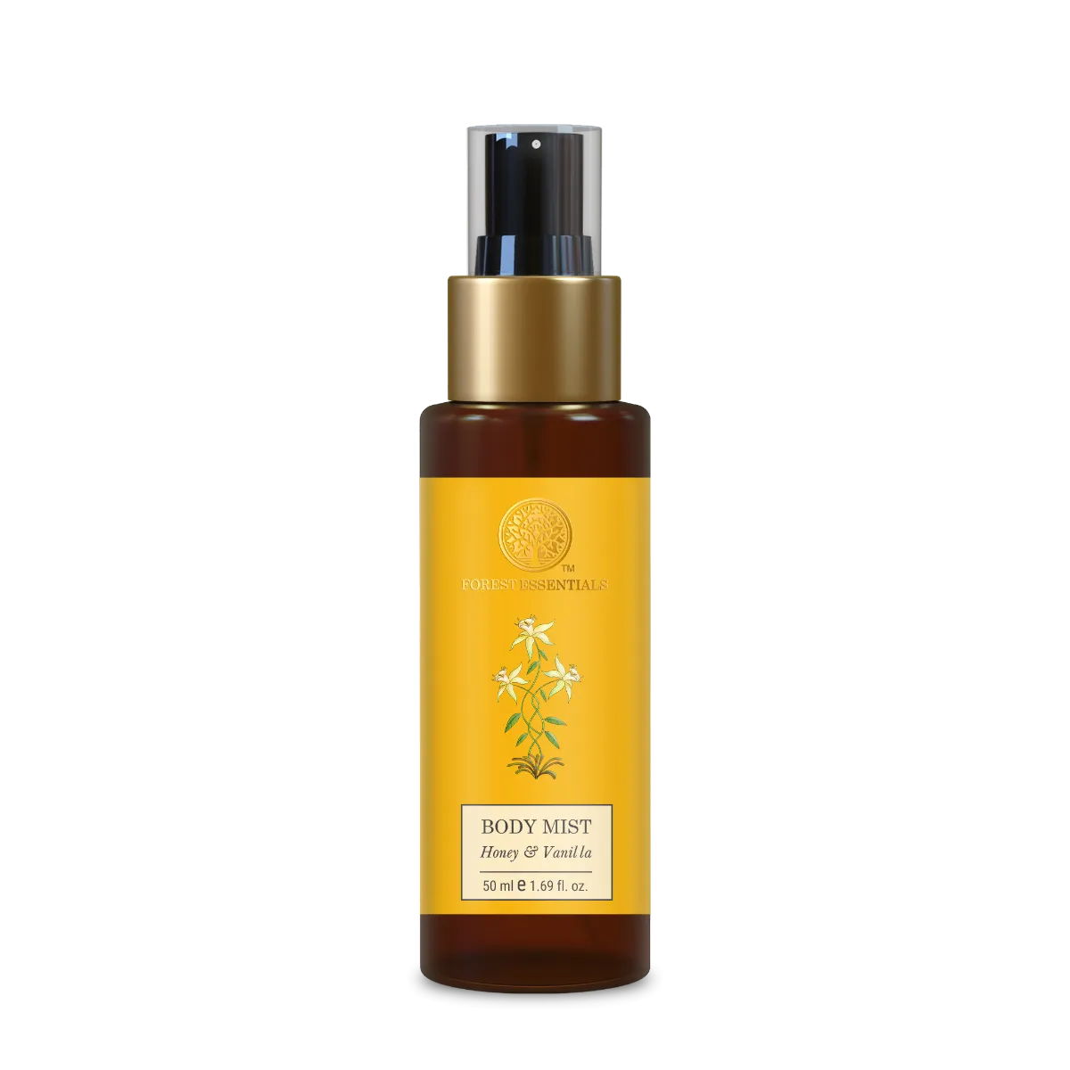 Forest Essentials Travel Size Body Mist Honey & Vanilla Hydrating Body Spray