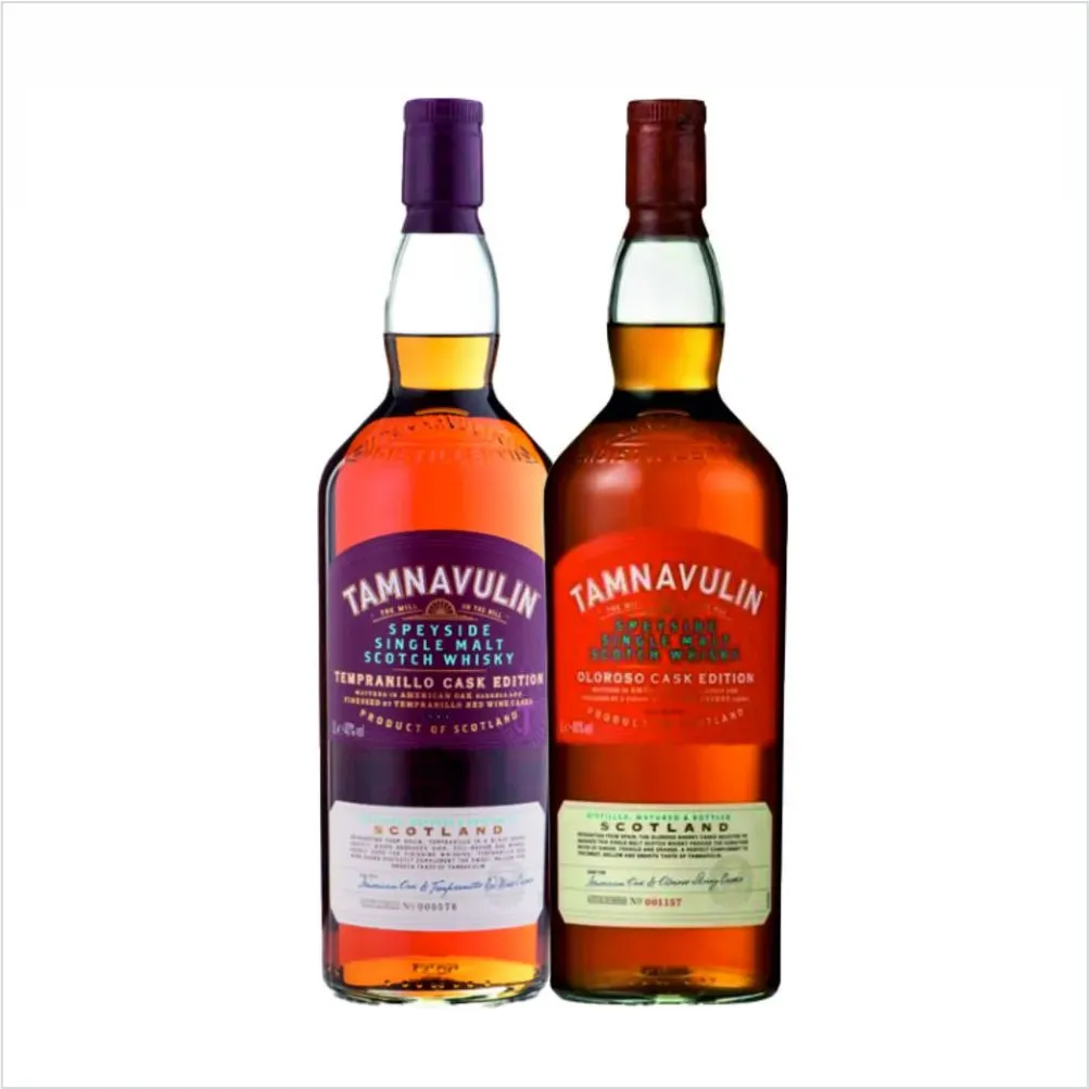 Tamnavulin Speyside Malt Tempranillo Cask & Tamnavulin Olorosso cask 2X1L