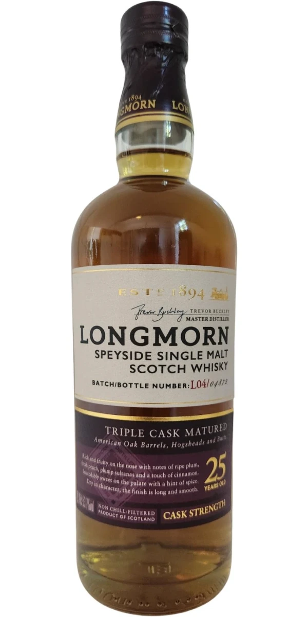 Longmorn 25 YO Malt W/Box