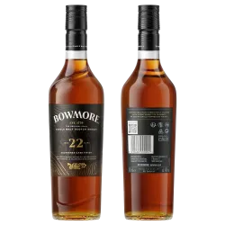 Bowmore 22 Year Old Islay Single Malt Scotch Whisky, Travel Exclusive 