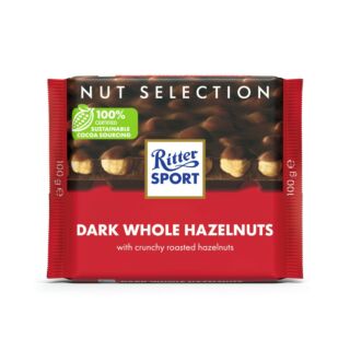 Ritter Sport Dark Whole Hazelnut Chocolate 100G