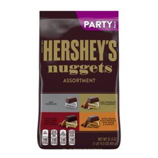 HERSHEY’S NUGGETS Chocolate Assortment Party Bag 893g