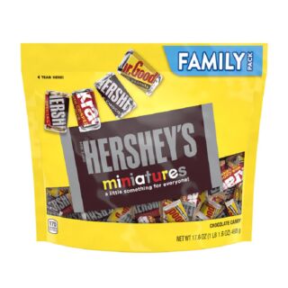 HERSHEY'S Miniatures Assortment Chocolate Pouch 498g