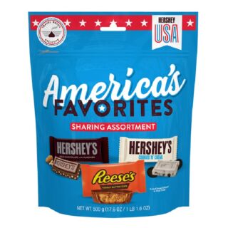 HERSHEY'S America's Favorites Snack Size Chocolate Assortment Pouch 500g