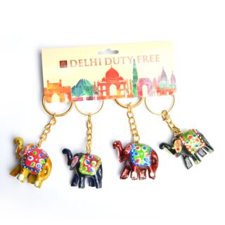 Indian Souvenir Painted Elephant Key-Chains