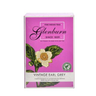 Glenburn Vintage Earl Grey Tea Bag Box 20 Count