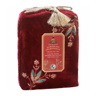 Sancha Darjeeling Chardonnay Tea in zardozi velvet bags 100gms