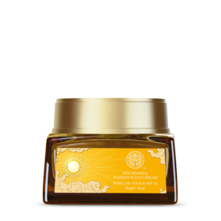 Forest Essentials Soundarya Radiance Cream With 24K Gold & SPF 25 | Anti-Aging Face Cream
