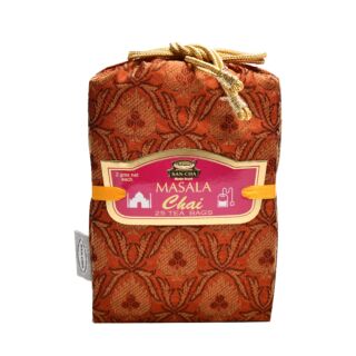Sancha Masala Chai Tea Bags 25TB in Tanchoi Fabric Bag