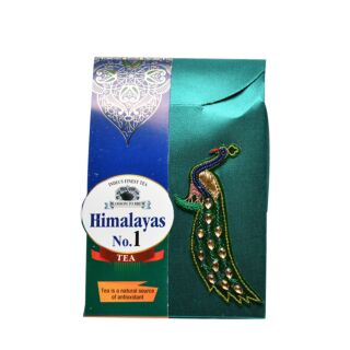 Himalayas No. 1 Black Tea In Gift Box Peacock Dabka 100gm