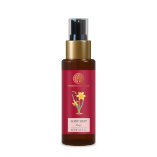 Forest Essentials Travel Size Body Mist Nargis Hydrating Body Spray with Floral Fragrance