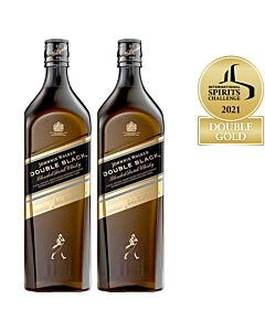Johnnie Walker Double Black Blended Scotch Whisky 2x1L Twin Pack