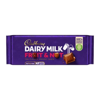 Cadbury Dairy Milk Fruit & Nut 180g