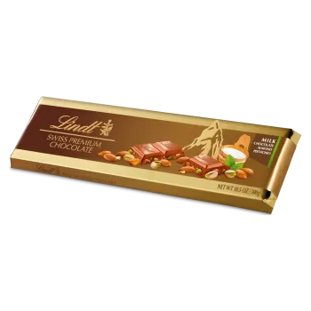Lindt Milk Almond Pistachio Tablet