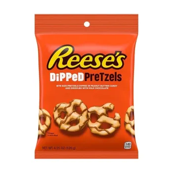 REESES Dipped Pretzels Pouch Peanut Butter Milk240 gm