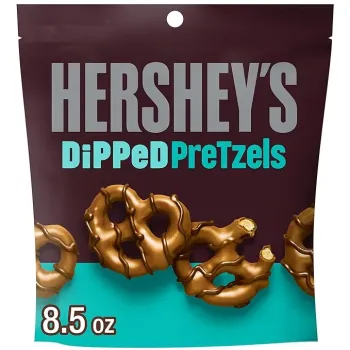 Hersheys Dipped Pretzels Pouch Milk Snack240 gm
