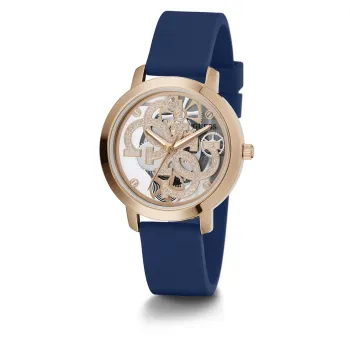 GUESS W Rose Gold Tone w Silicon Strap
