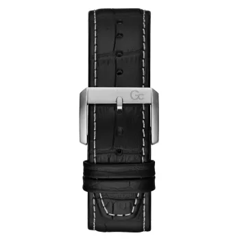 GC M Silver & Rose Gold w Leather Strap