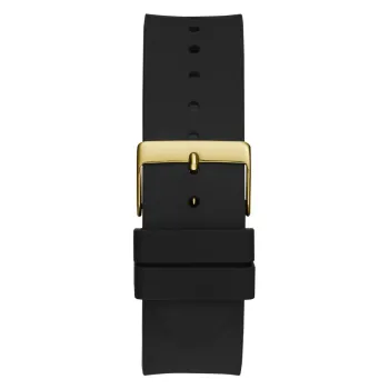 GUESS DRESS Round Black Silicone M