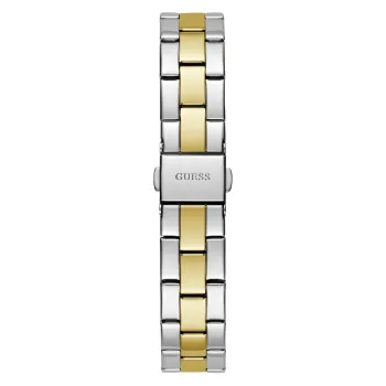 GUESS W Round White Recycled Steel 2 Tone
