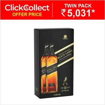 JW Black Label 12 YO 2X1L Twin Pack