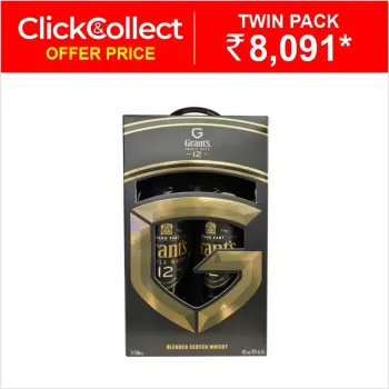 Grants Triplewood 12 YO Twin Pack 2X1L