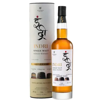 Indri Triple Cask Indian Single Malt 1L