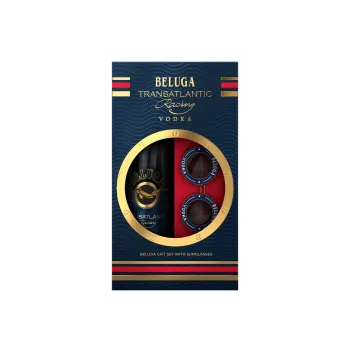 Beluga Transatlantic Racing Vodka 70CL + sunglasses Gift Set
