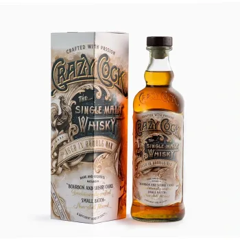 Crazy Cock Rare Double OAK SM Indian Whisky 46%