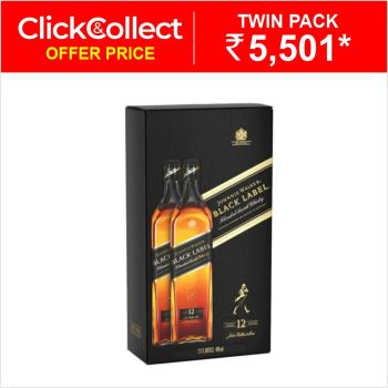 JW Black Label 12 YO 2X1L Twin Pack