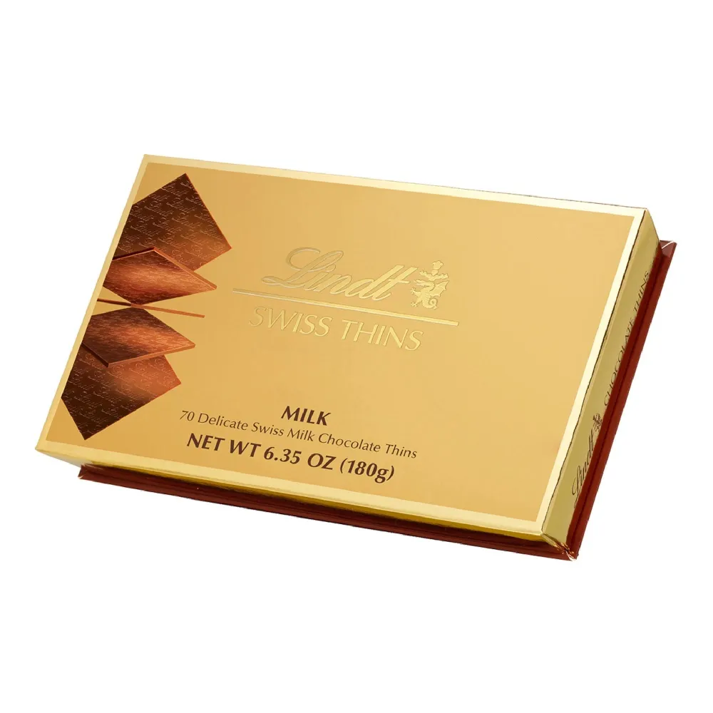 Lindt Swiss Thins Milk 180g