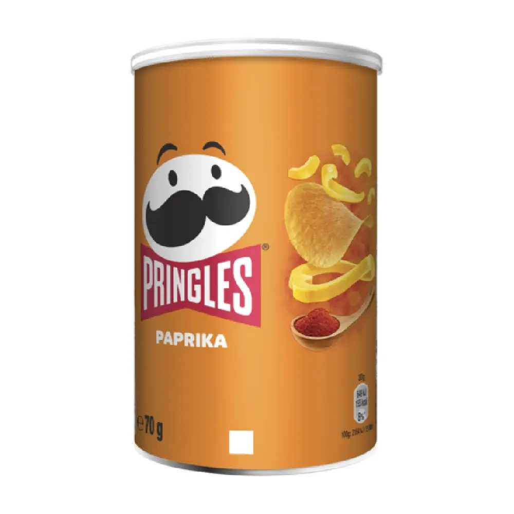Kelloggs Pringles Hot Paprika Potato Chips 70G