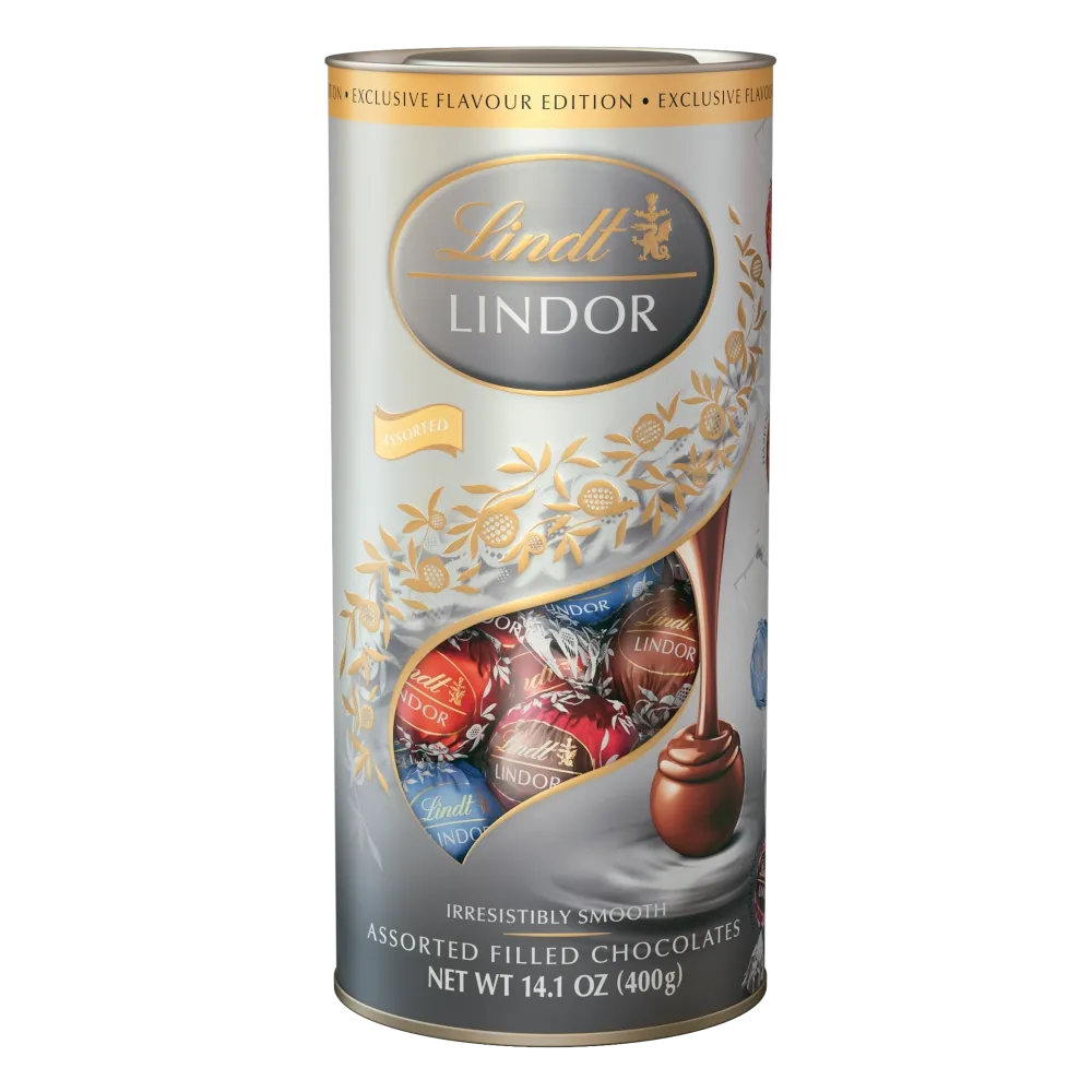 Lindt Lindor Assorted Silver Tube