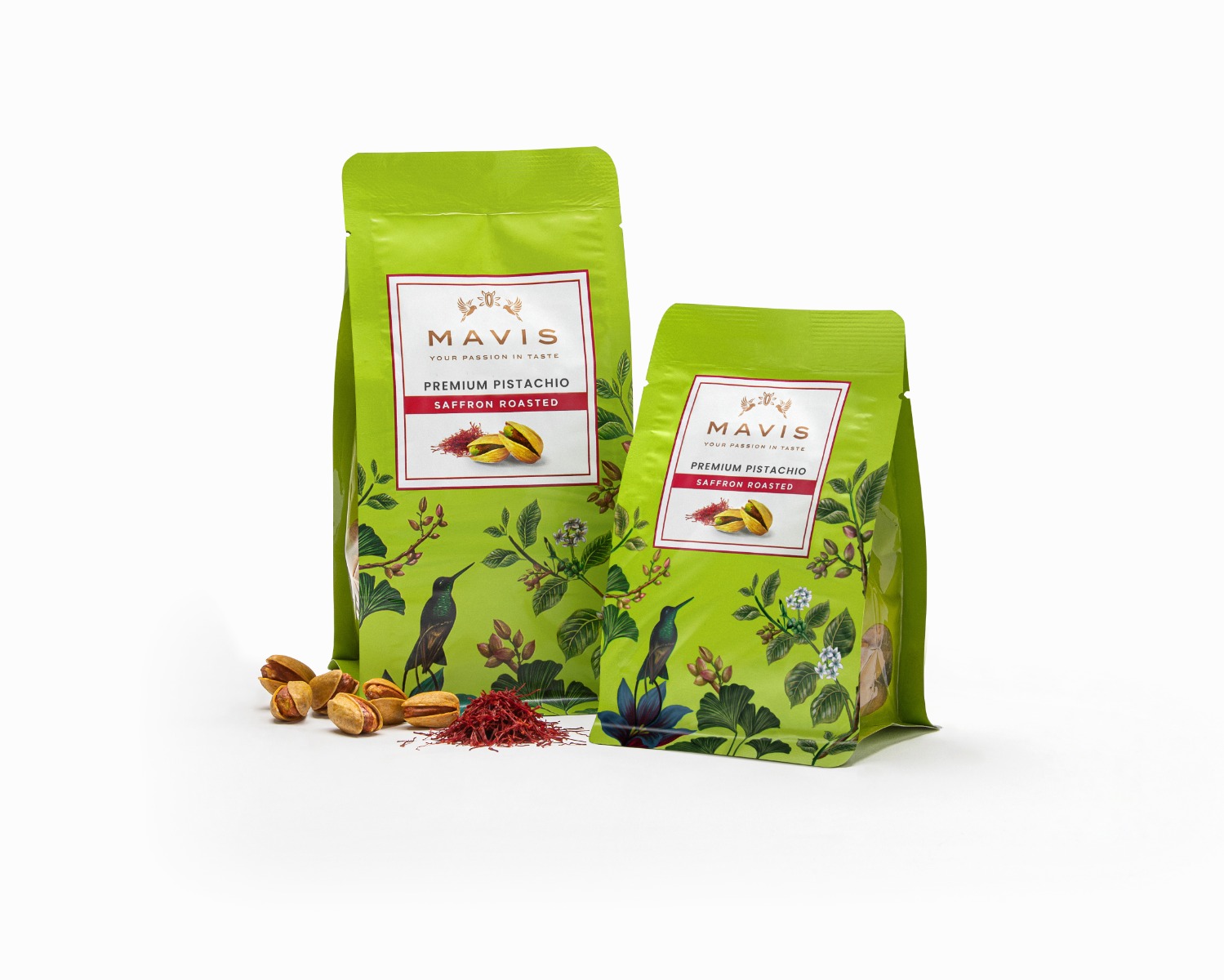 Mavis Pistachios saffron roasted