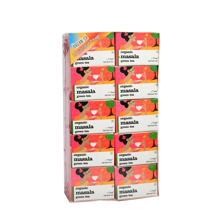 Organic Masala Green Tea Bags pack of 20