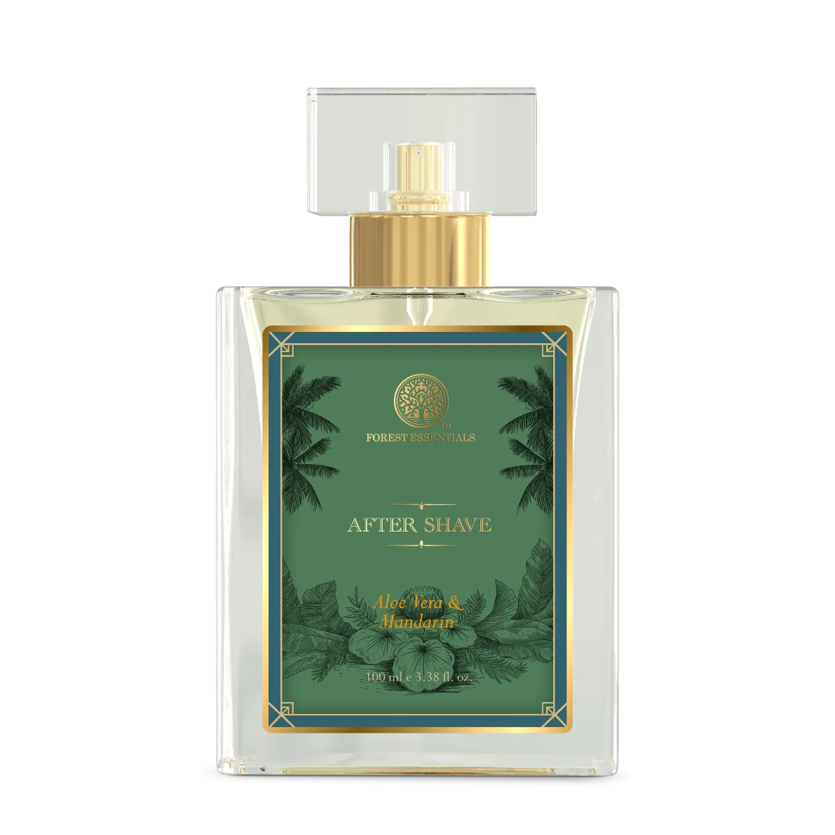 Forest Essentials After Shave Spray Splash Aloe Vera & Mandarin | Cooling & Refreshing