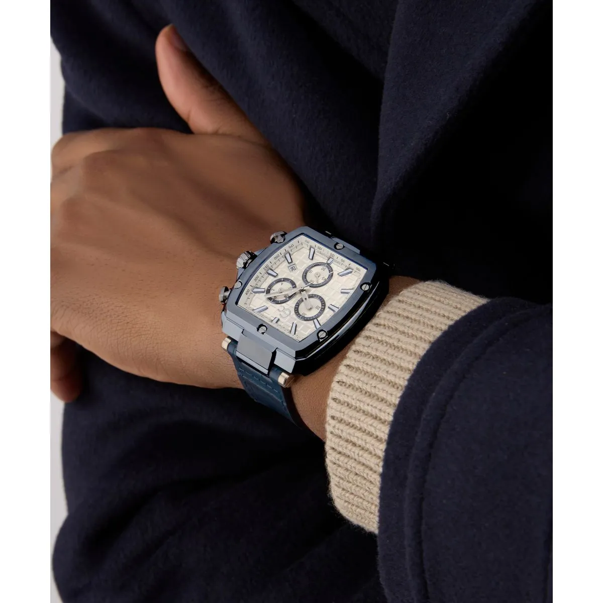 GC Men watch Genuine Leather 44 mm